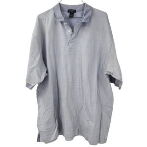 MARBAS Light Blue Golf Polo Shirt - Men's XXL - Cotton